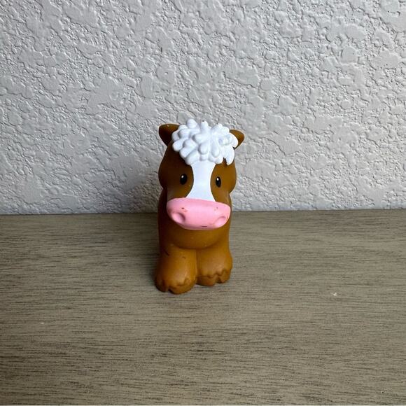 Fisher-Price Little People Replacement Brown‎ Cow - Picture 3 of 6